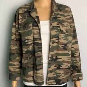Sanctuary Desert Green Camo Jacket